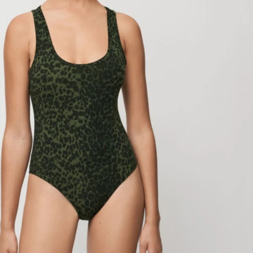 Maje and VARLEY limited edition printed sports bodysuit size XS